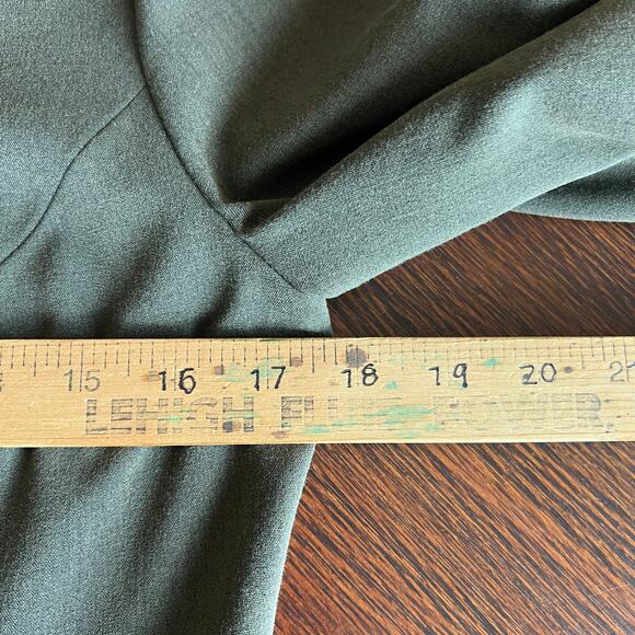 Marc New York Andrew Marc Olive Green Career Shift Dress Office Workwear Size 6 - Picture 11 of 12